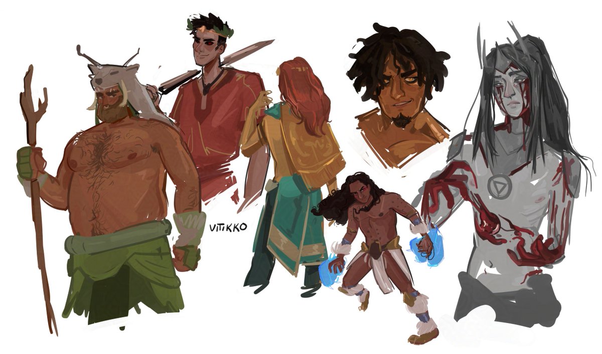vitikko's tweet image. diablo 4 sketches
