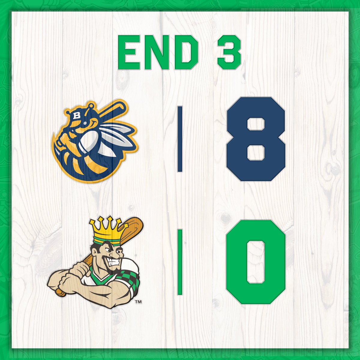 LumberKings's tweet image. After 3..
Tough start to the game...
#CrownedInClinton
