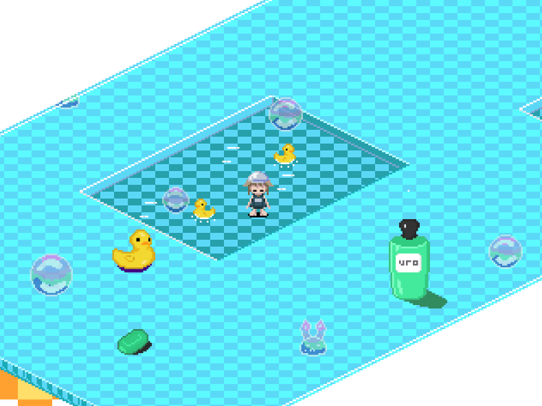 msmt774's tweet image. 夏だ！うろちゃん、プールだ！
(風呂？でも行水ならプール？)