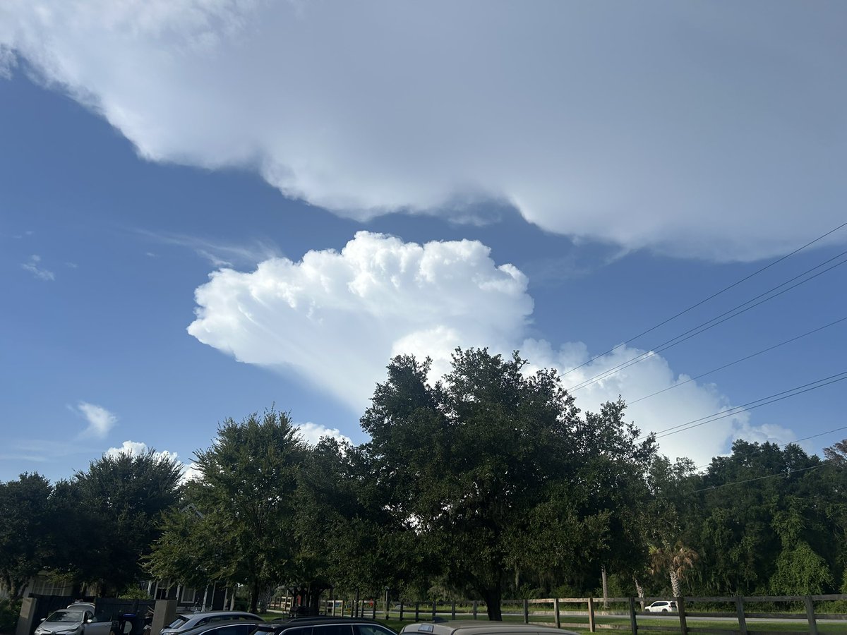wx_anthony's tweet image. Some picturesque #FL storms this afternoon. Beautiful billowing clouds!
#flwx #weather #florida