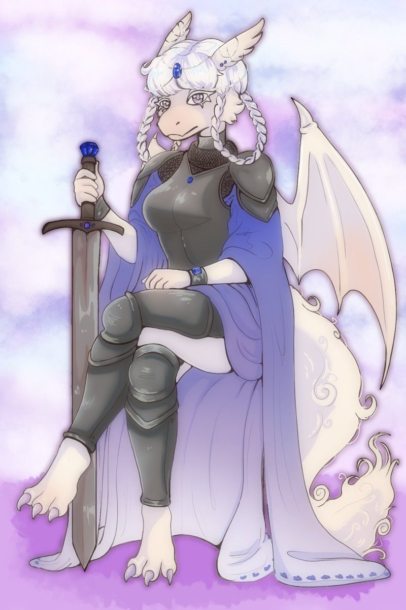 FigProxy's tweet image. Art trade with @origamijuni !!
Really proud of how she turned out 💙