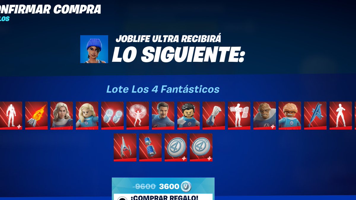 darlingeoR's tweet image. 🚨 ENTREGANDO SKINS 🚨
Voy a dar 20 skins de LOS 4 FANTÁSTICOS en Fortnite 🔥
Ya van 9/20 skins entregadas 🎁
¿Quieres la tuya?
