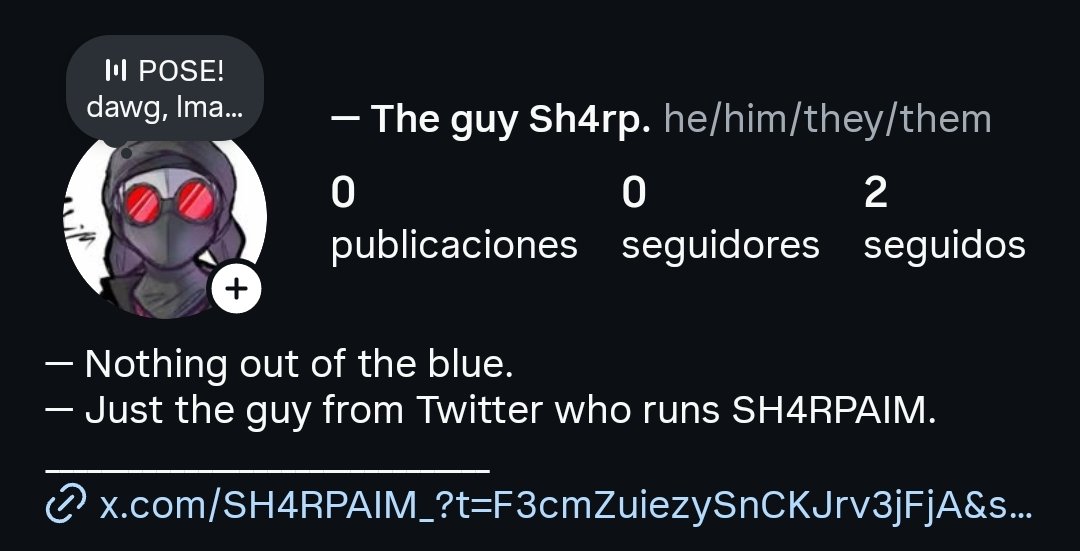 SH4RPAIM_'s tweet image. sh4rp.β
While I'm busy lol.