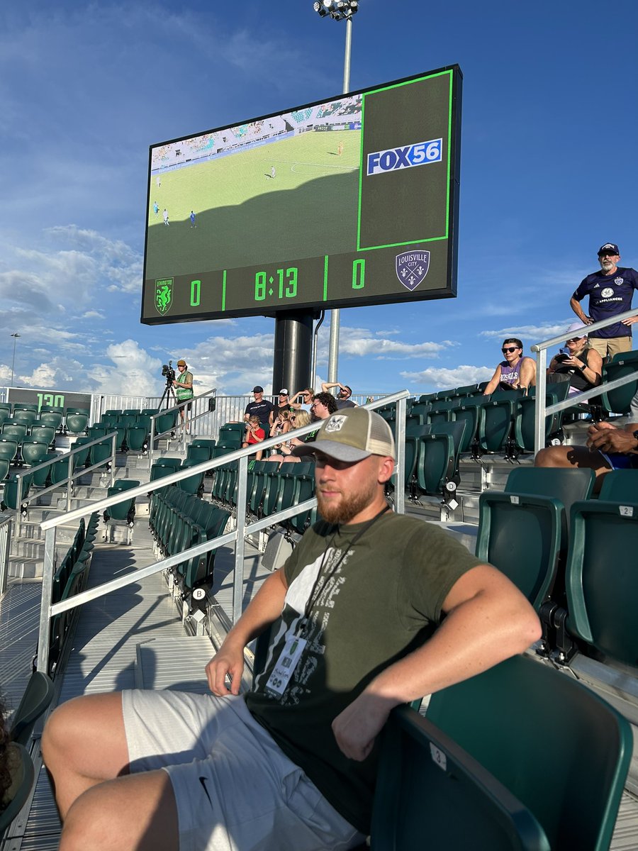 A club record attendance of 8,252 tonight here at Lexington Sporting Club Stadium! 

👀🟢⚽️ #LexGo <a href="/FOX56News/">FOX 56 News (WDKY)</a>