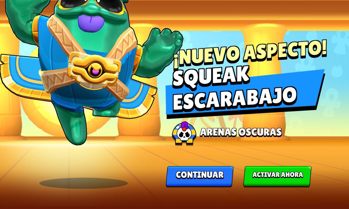 TickQueen69's tweet image. Me salio ruffsés en el drop del pase y me compré a squeak escarabajo. Ya con eso logré completar el catálogo de Egipto :D