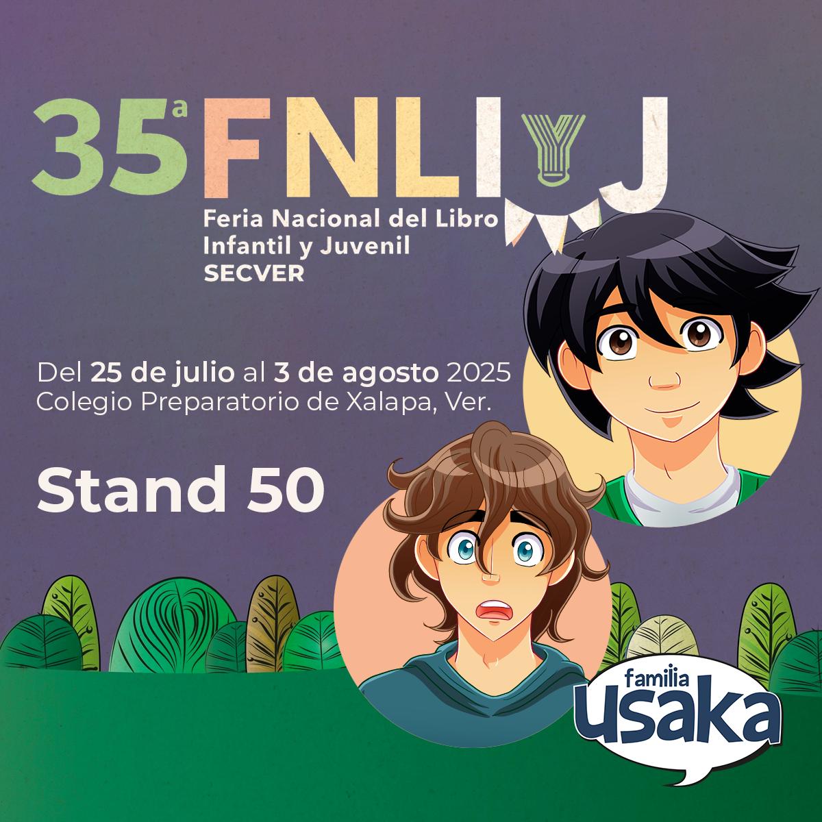 Gente linda de Xalapa! 
Desde el 25 de julio y hasta el 3 de agosto nos podrán encontrar en la Feria Nacional del Libro Infantil y Juvenil que se lleva acabo en la Prepa Juárez. 
Nos encuentran en el stand 50 😀. 
¡Los esperamos!
<a href="/SECVERFerias/">Feria del Libro SECVER</a>