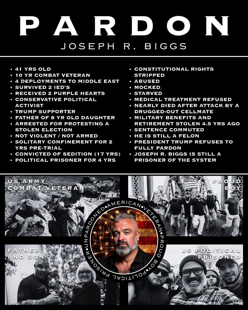 X Sunday Space Reminder: 

Joe Biggs’ life has been one adventure after the other, and he has been to the depths of hell, and back, more than once. Joe is an American Hero and his love for country has been proven time and time again in all the sacrifices he made to serve and