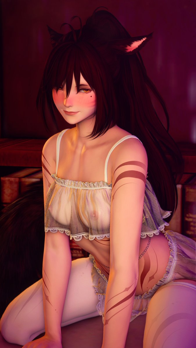 aKyuusune's tweet image. "Been a good while since Kyuu snuck into someone else's house..!"