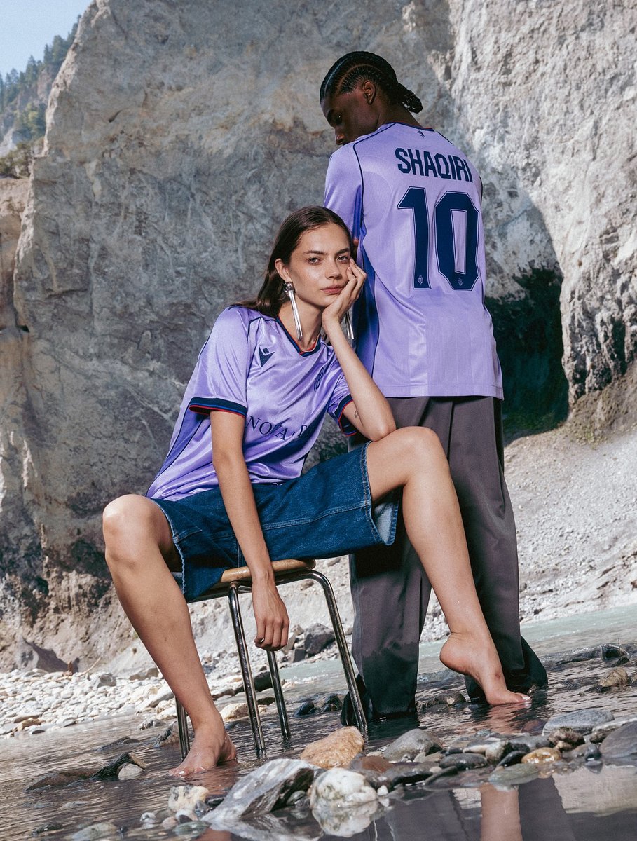 footballshirt's tweet image. FC Basel have unveiled their new 2025/26 Away kit, which is produced by technical partner Macron and draws inspiration from the Rhine River, a key symbol of Basel’s identity.
#FCBasel