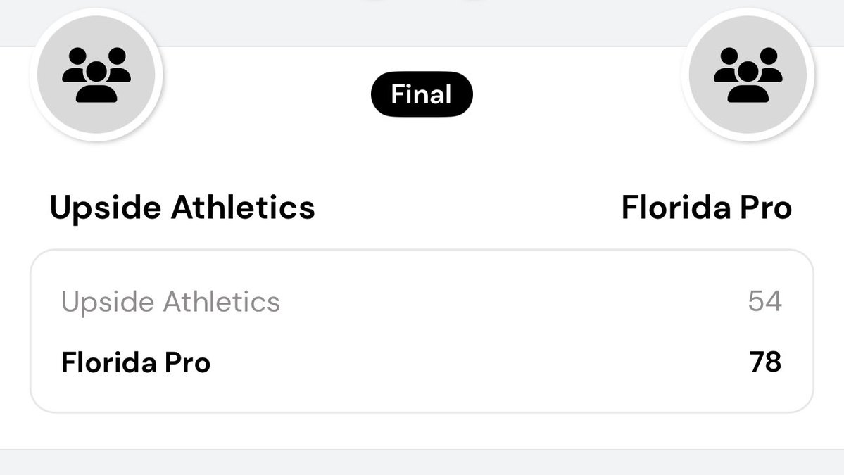 Florida Pro Basketball (@floridaprohoops) on Twitter photo PRO 2026 Game 4 WIN vs Upside Athletics
78 - 54
<a href="/TheCircuit/">The Circuit</a> <a href="/BigfootHoops/">Bigfoot Hoops</a>
Joshua Skinner - 18 pts, 5 Rebs
Ayden "AJ" Ambrose - 13 pts, 3 Rebs, 6 asts, 3 stls
Justus Dylan-Herbert - 13 pts, Rebs
Travis Chin - 12 pts, 3 stls PRO 2026 Game 4 WIN vs Upside Athletics
78 - 54
<a href="/TheCircuit/">The Circuit</a> <a href="/BigfootHoops/">Bigfoot Hoops</a>
Joshua Skinner - 18 pts, 5 Rebs
Ayden "AJ" Ambrose - 13 pts, 3 Rebs, 6 asts, 3 stls
Justus Dylan-Herbert - 13 pts, Rebs
Travis Chin - 12 pts, 3 stls