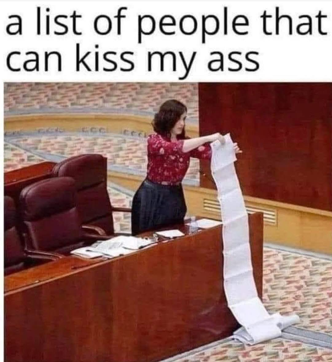 It gets longer every day too 😂