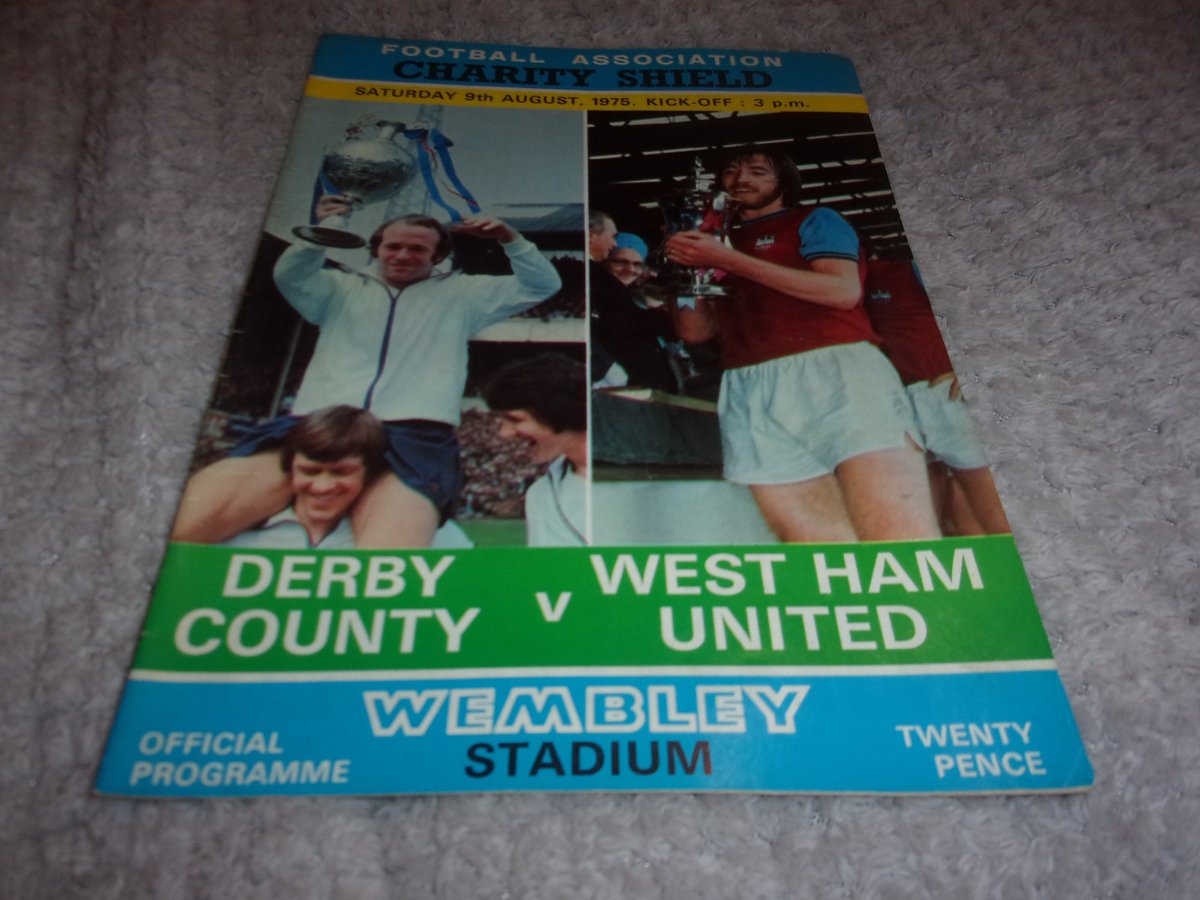 DCFCmemorabilia's tweet image. DERBY COUNTY V WEST HAM UTD CHARITY SHIELD PROGRAMME 1975
£0.99 currently
1 bid
Ends Mon 28th Jul @ 6:57pm
ebay.co.uk/itm/1272529127…
#ad #dcfc