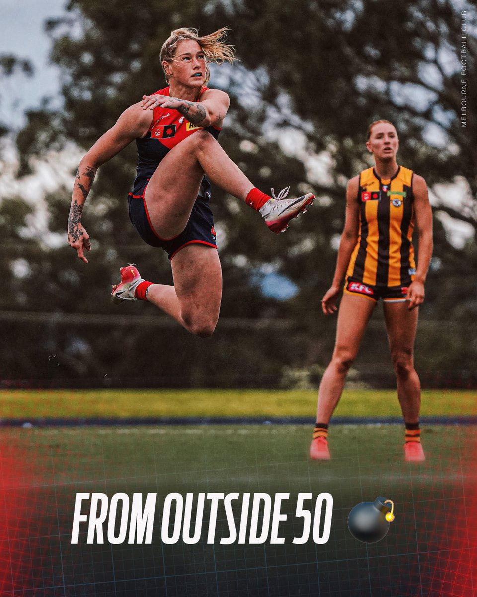 melbournefc's tweet image. Tayla Harris dropping BOMBS ๐ฃ Head to @MelbourneAFLW for all the match sim coverage + support the team by becoming a member.
Match Report & Highlights ๐ | mfcde.es/3H2eSfT