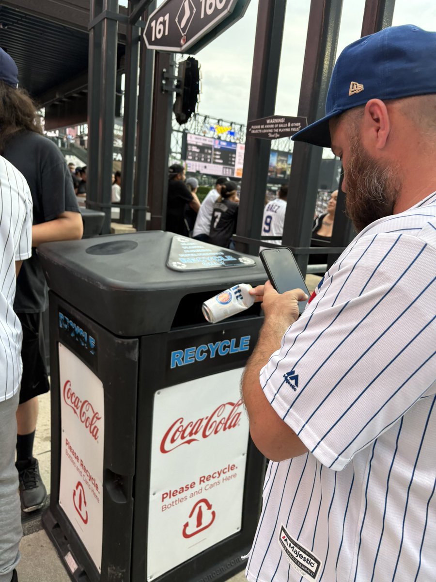 JChainsX's tweet image. Just earned some FREE crypto by recycling my beer at the baseball game.
Ask me how.