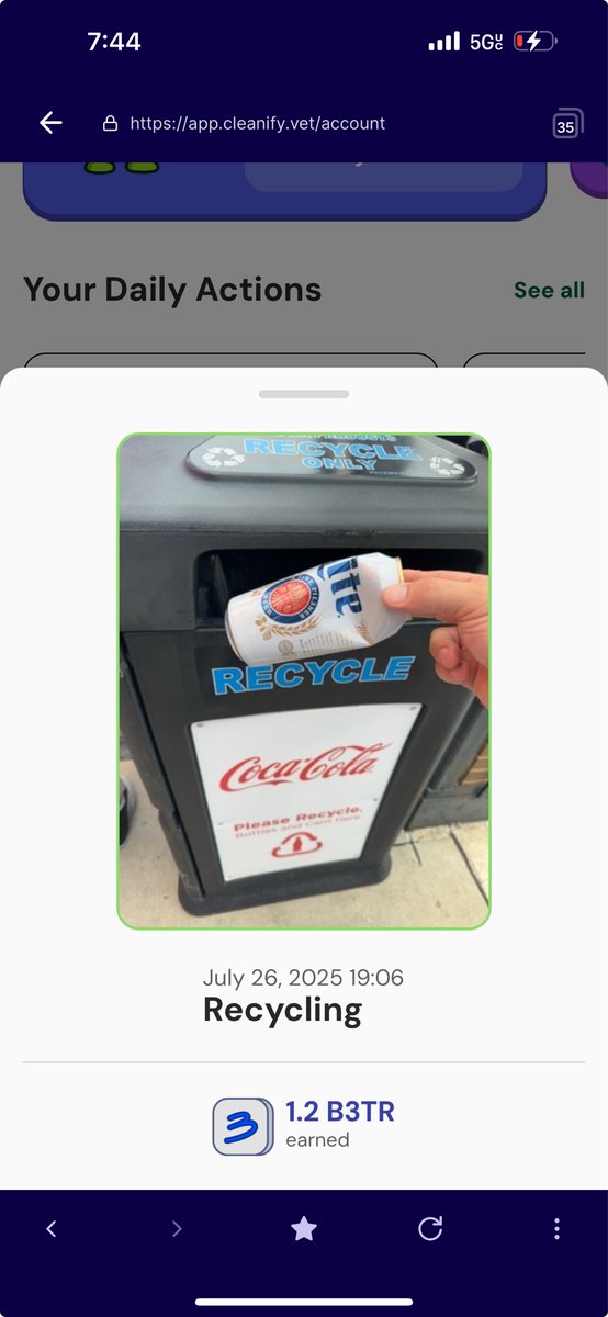 JChainsX's tweet image. Just earned some FREE crypto by recycling my beer at the baseball game.
Ask me how.