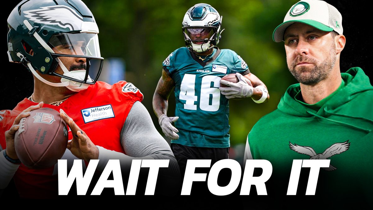 thePHIspecial's tweet image. The NFL isn't ready for what the #Eagles are doing...
🧪 Changes to Kevin Patullo's offense
😈 Nolan Smith pushing Jalyx Hunt
👀 Other standouts from Week 1 of camp
MORE HERE: youtu.be/Y57U-5W-n2c
