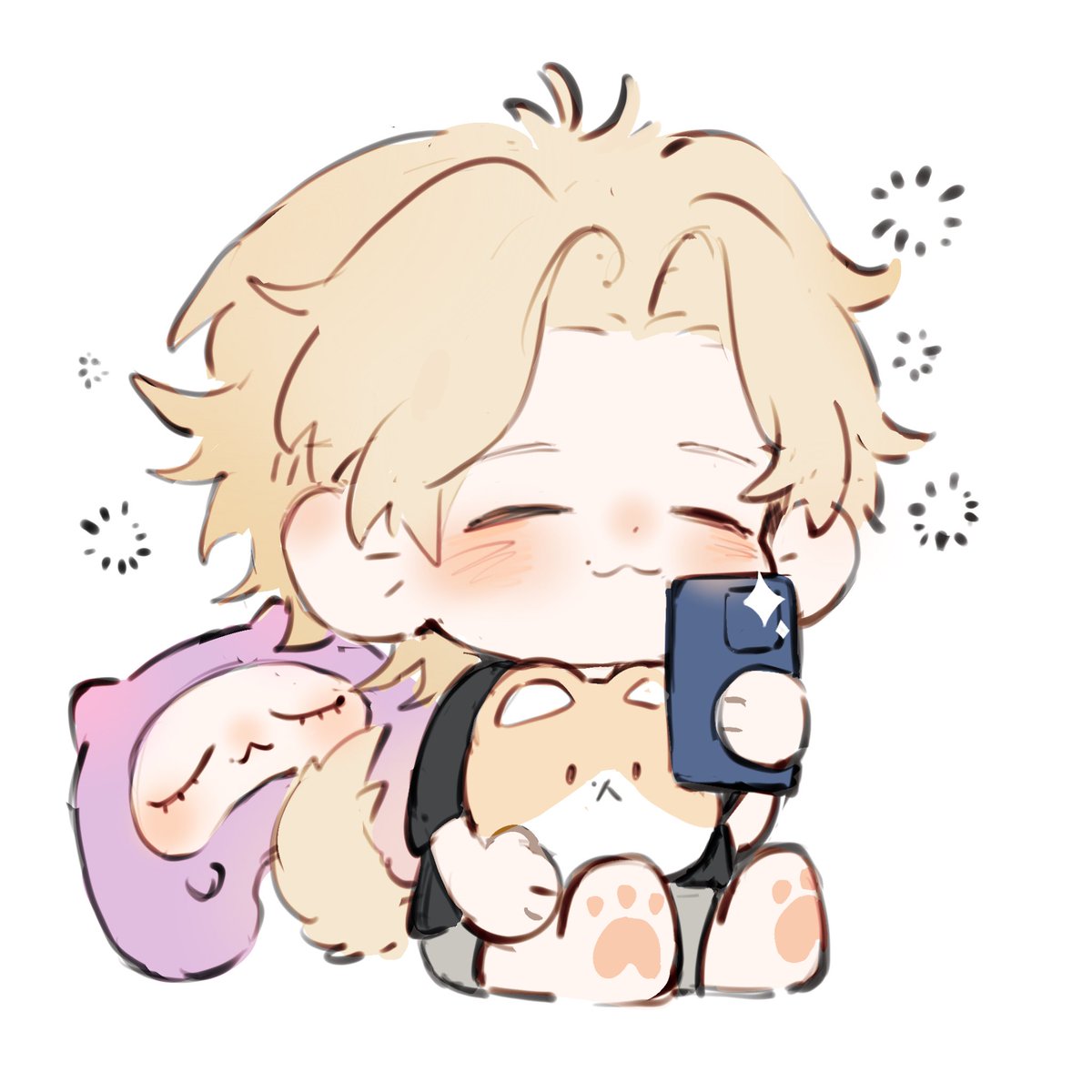 #백현이 #백현 #BAEKHYUN #백현버블 #큥이버블 #백현아오늘은
光是看着这张照片就非常的幸福！！！！