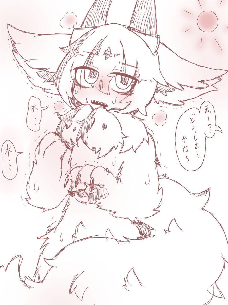 SAMON4618's tweet image. 暑そうなoc落書き