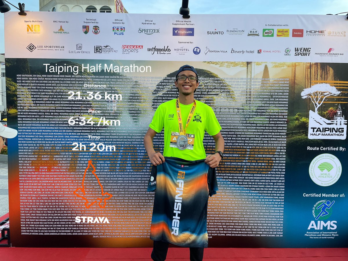aslamber's tweet photo. Layan kaki di Taiping Half Marathon. https://t.co/08KPqSVaVg