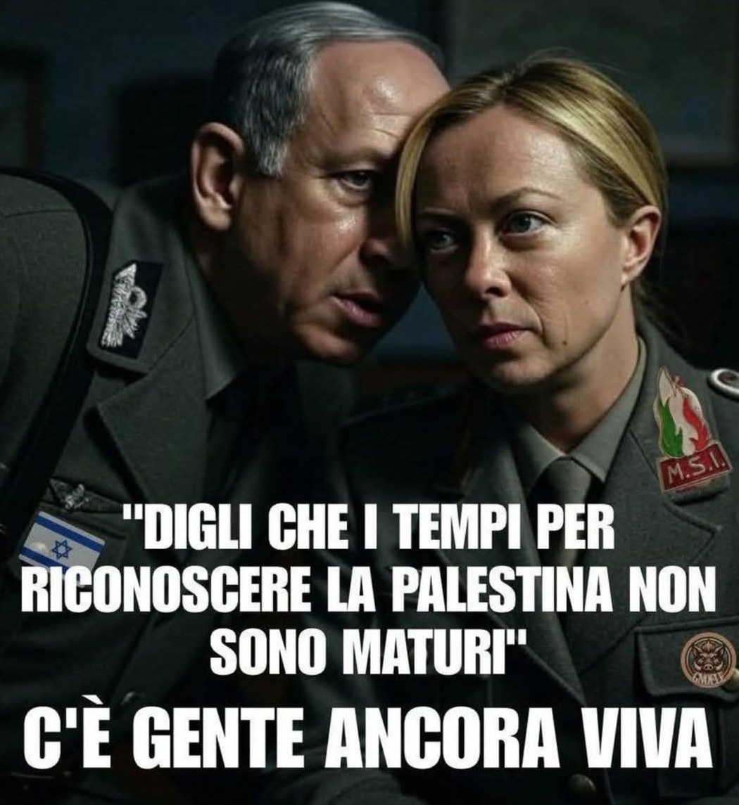 aghezzer's tweet image. #gaza #Netanyahu #GiorgiaMeloni