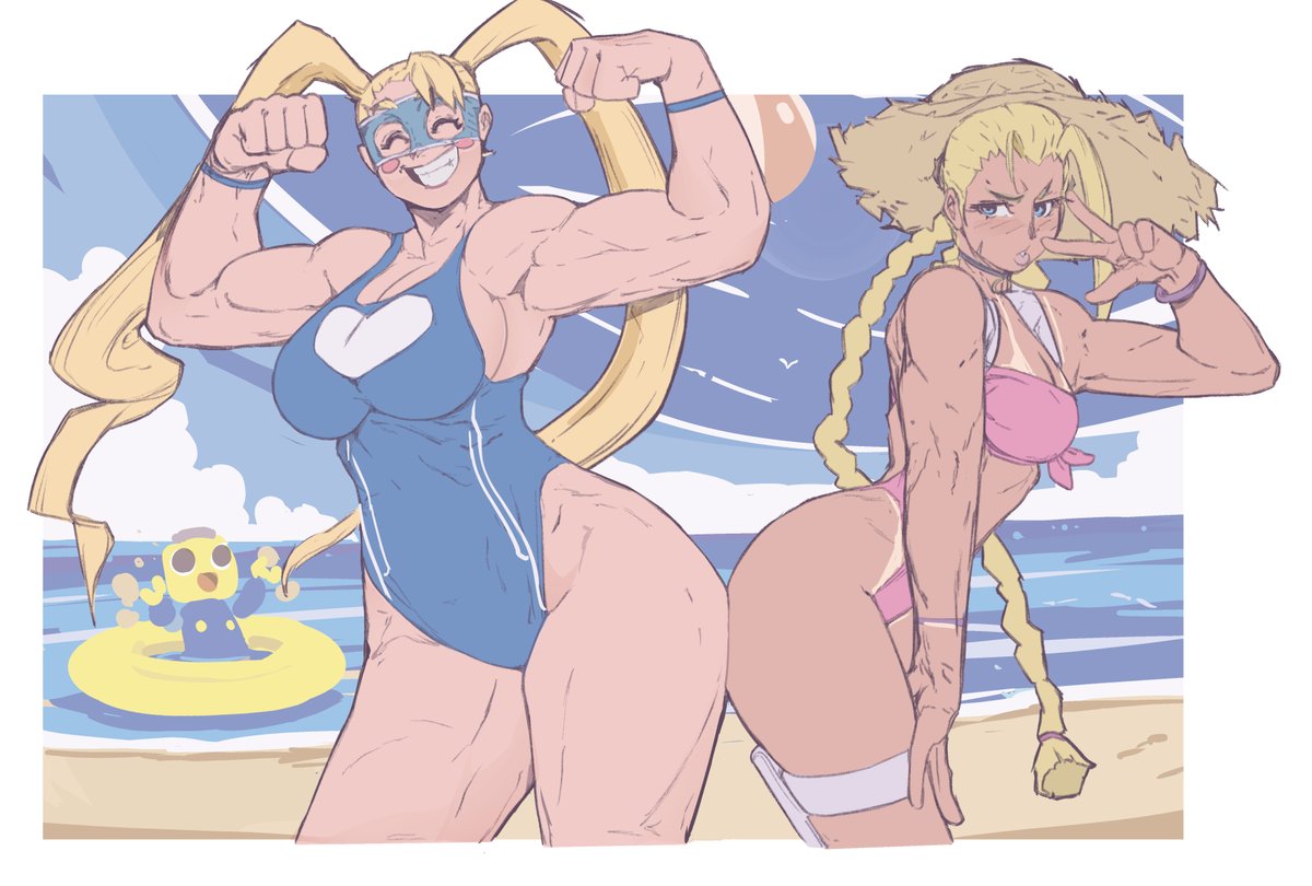 Cammy and R. Mika -- Street Fighter