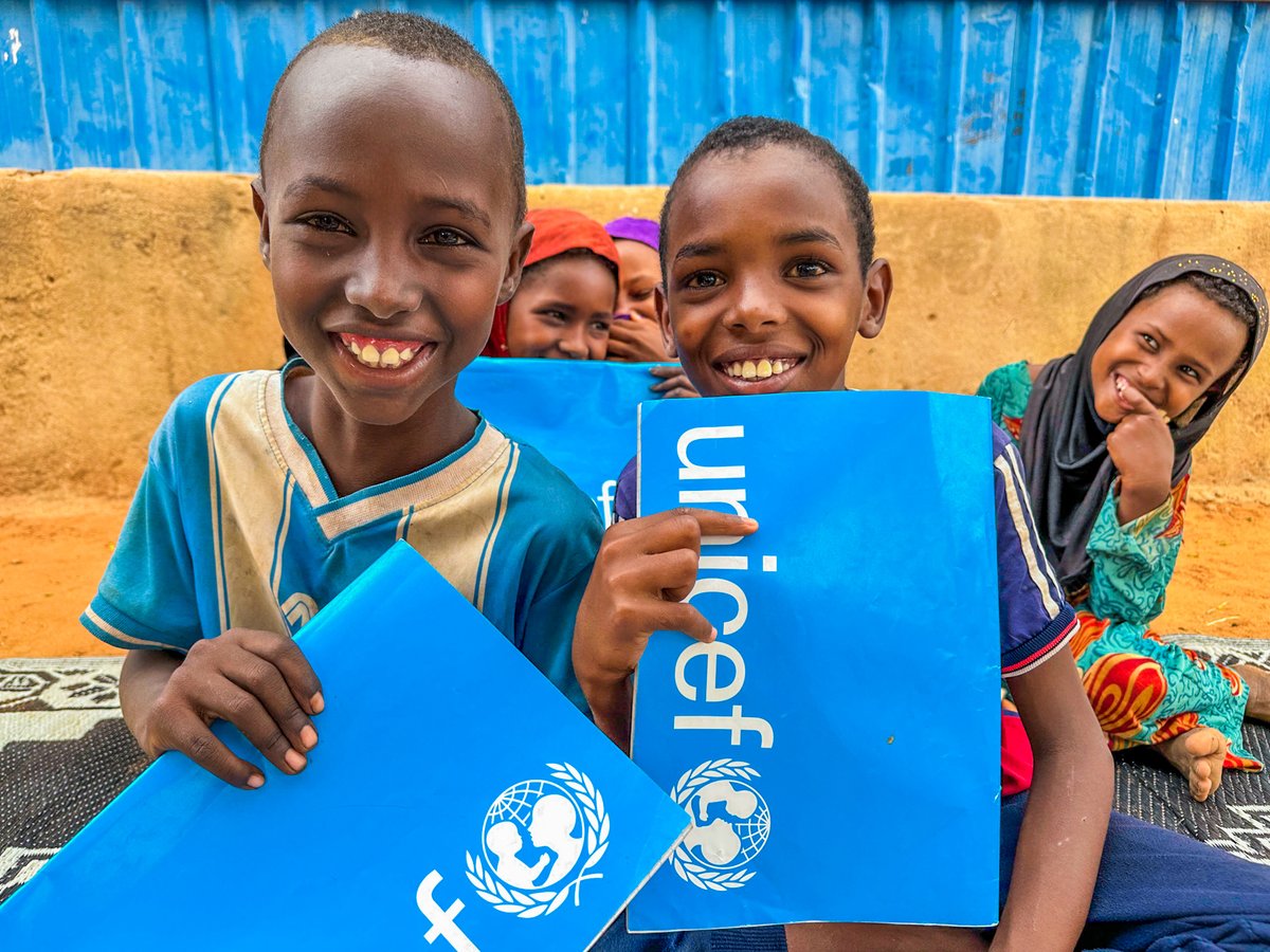 During their first year in the displacement camp, Mohamud, 9, and Mohamed, 10, had a hard time adjusting to the changes in their lives.

<a href="/NoFYLSOM/">NoFYL</a>'s child-friendly spaces supported by <a href="/unicefsomalia/">UNICEF Somalia</a> provide psychosocial support to help children like them manage stress &amp; anxiety💚