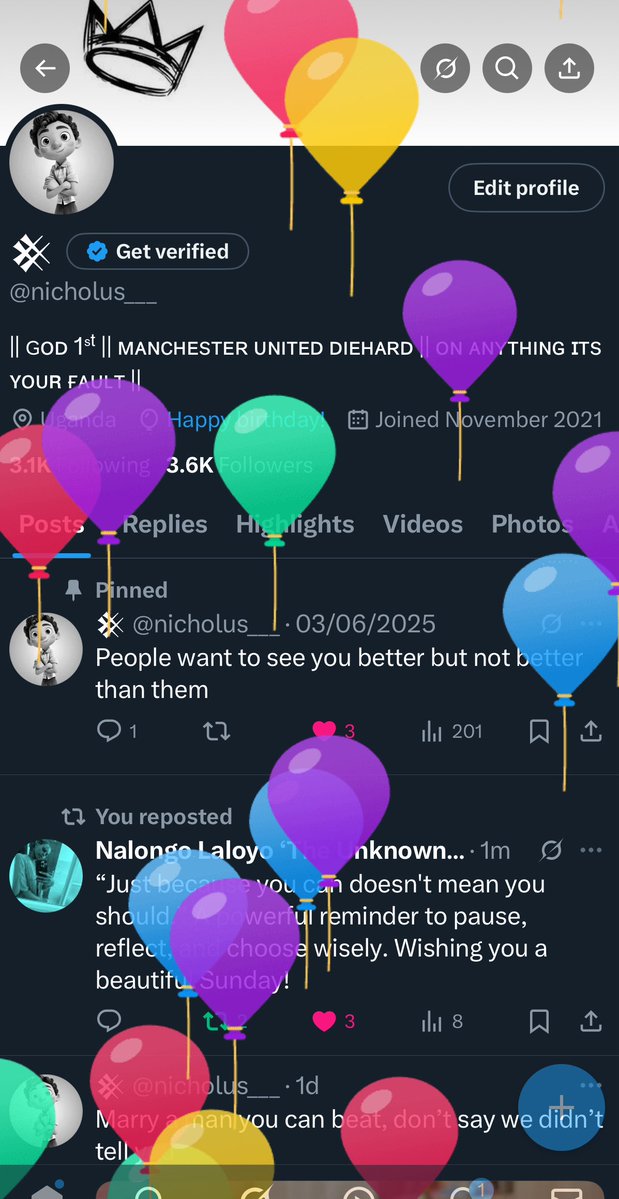nicholus___'s tweet image. Got ballons Today 🤭