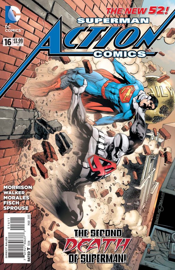 justdobber's tweet image. So when looking back and trying to remember what it was i just discovered what my first comic book issue was.
And it was written by Grant Fucking Morrison