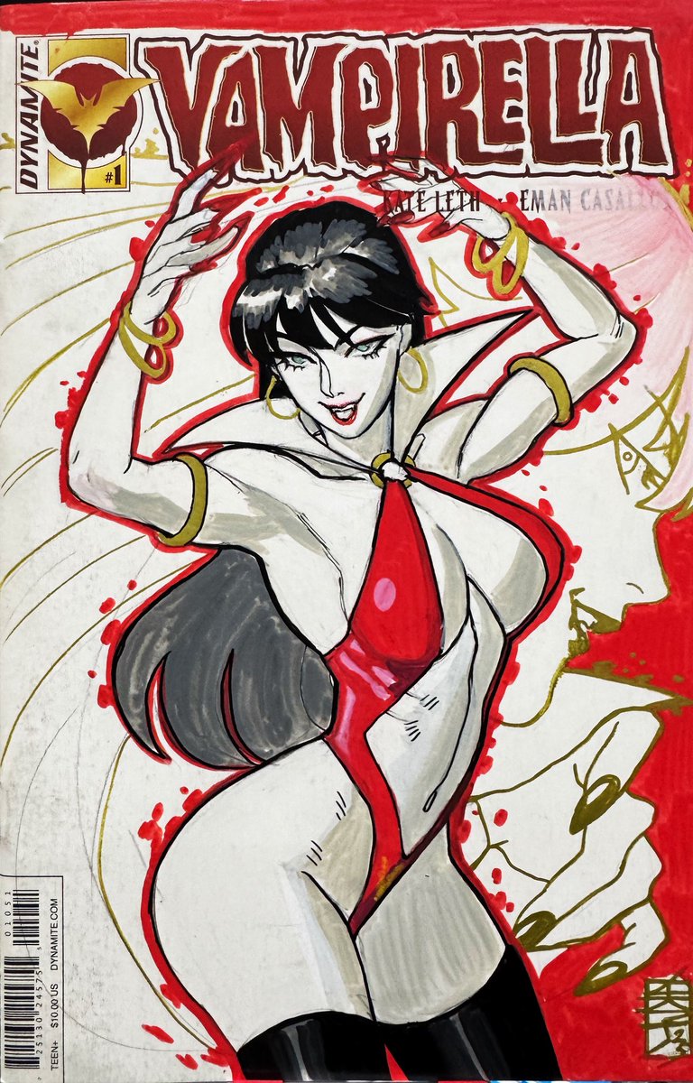 acecore2kx's tweet image. Vampirella blank cover sketch
#vampirella #morrigan #pinup