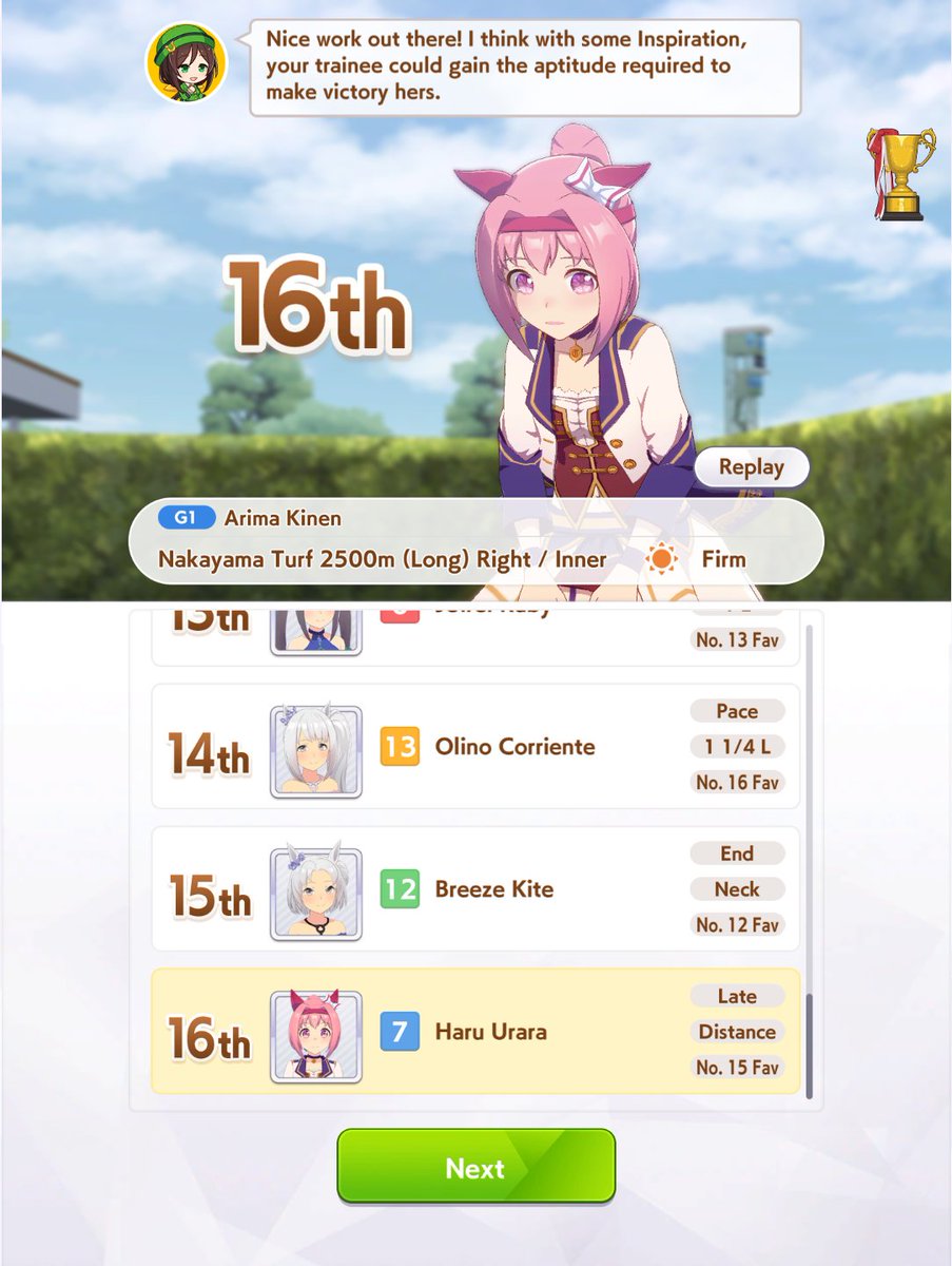 DID SHE TAKE A NAP IN THE MIDDLE OF THE RACE WHAT HAPPENED 😭😭