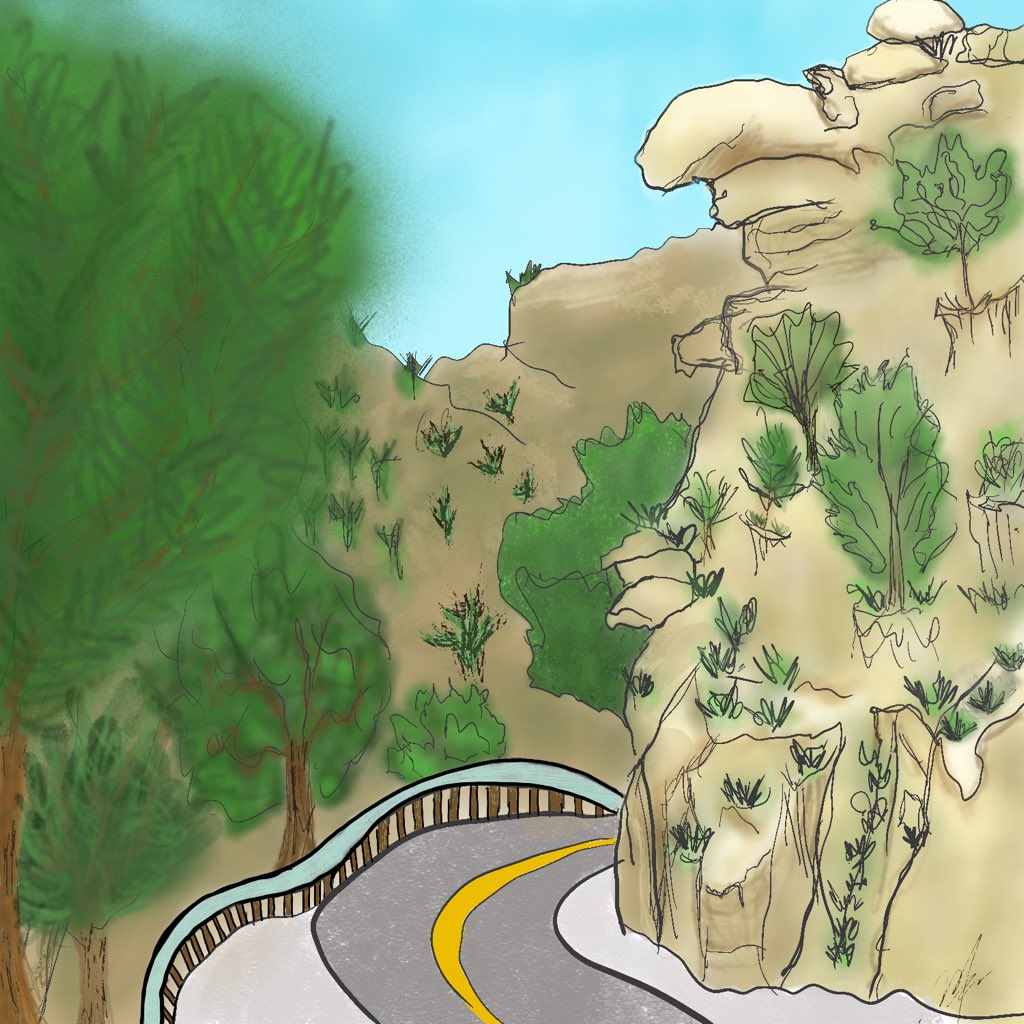 Mousemetax's tweet image. Went to the mountains today…
Got caught up in the view…
1st time drawing something like this…
Thoughts? (be honest I’m new to this)