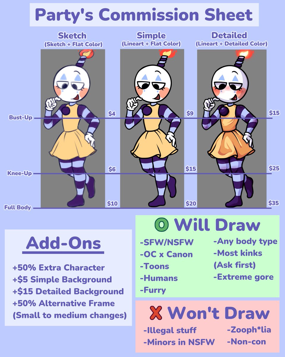 P a r t y 🎉🔞 Comms Open! tweet media