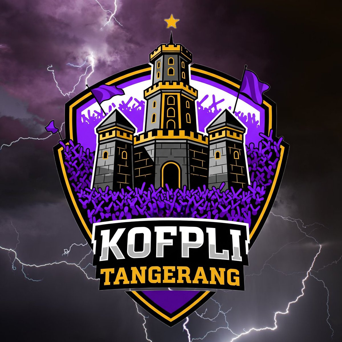 Waktu hening usai. Kofpli Tangerang terlahir kembali &amp; berevolusi.

We are 𝑭𝒐𝒓𝒕𝒆𝒛𝒛𝒂 𝑽𝒊𝒐𝒍𝒂.

Satu nama, satu janji:
𝐋𝐚 𝐍𝐨𝐬𝐭𝐫𝐚 𝐅𝐨𝐫𝐭𝐞𝐳𝐳𝐚, 𝐈𝐧𝐯𝐢𝐨𝐥𝐚𝐭𝐚.

#KofpliTangerang #FortezzaViola #LaNostraFortezzaInviolata