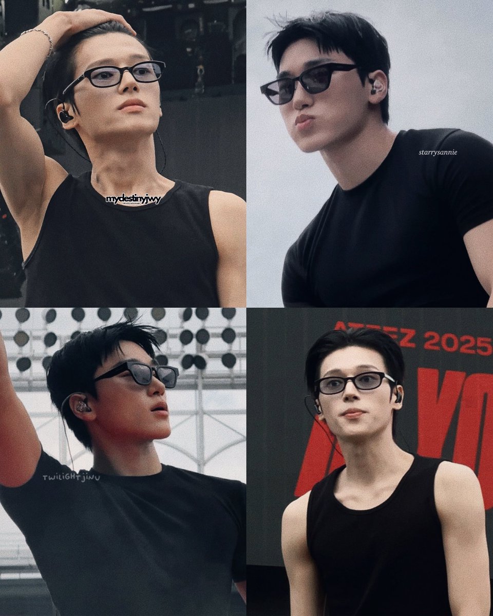 woosanpride's tweet image. woosan in glasses 🩶🖤