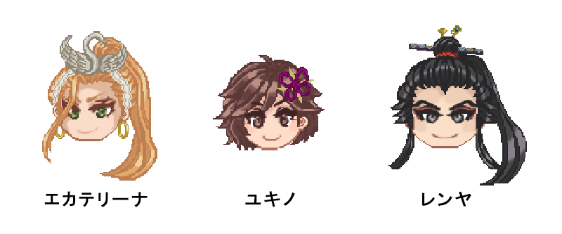 johnroma2n's tweet image. 7月登場した新キャラ。
スケバンアマゾネス、ギャル忍者、切腹侍。

名前間違えていたので上げ直し💦失礼いたしました。