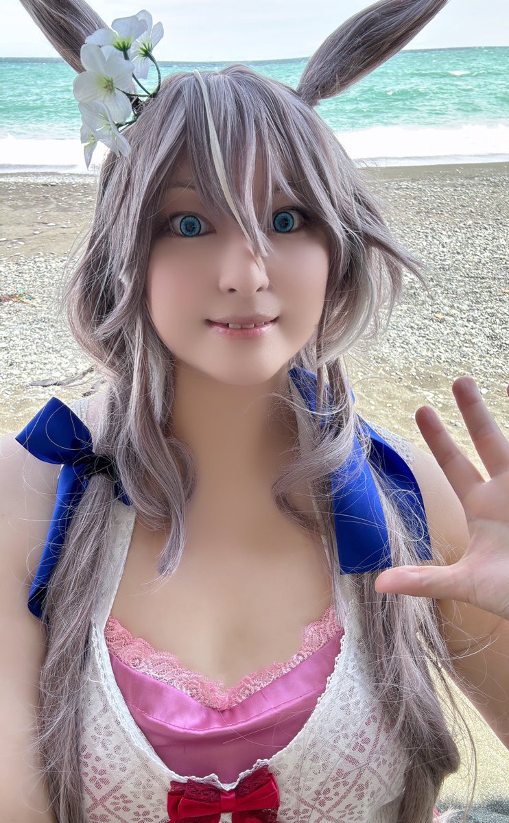 haru24565563's tweet image. そくほー！
ワンダーアキュートさんの水着じゃよ〜

 #0727夏だ海だウマ娘だ