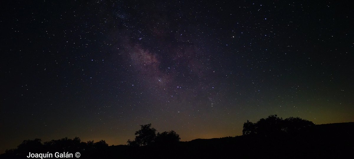 Un avance con el móvil..... #Xiaomi Power, la #ViaLactea desde la #SierraNorte de #Sevilla