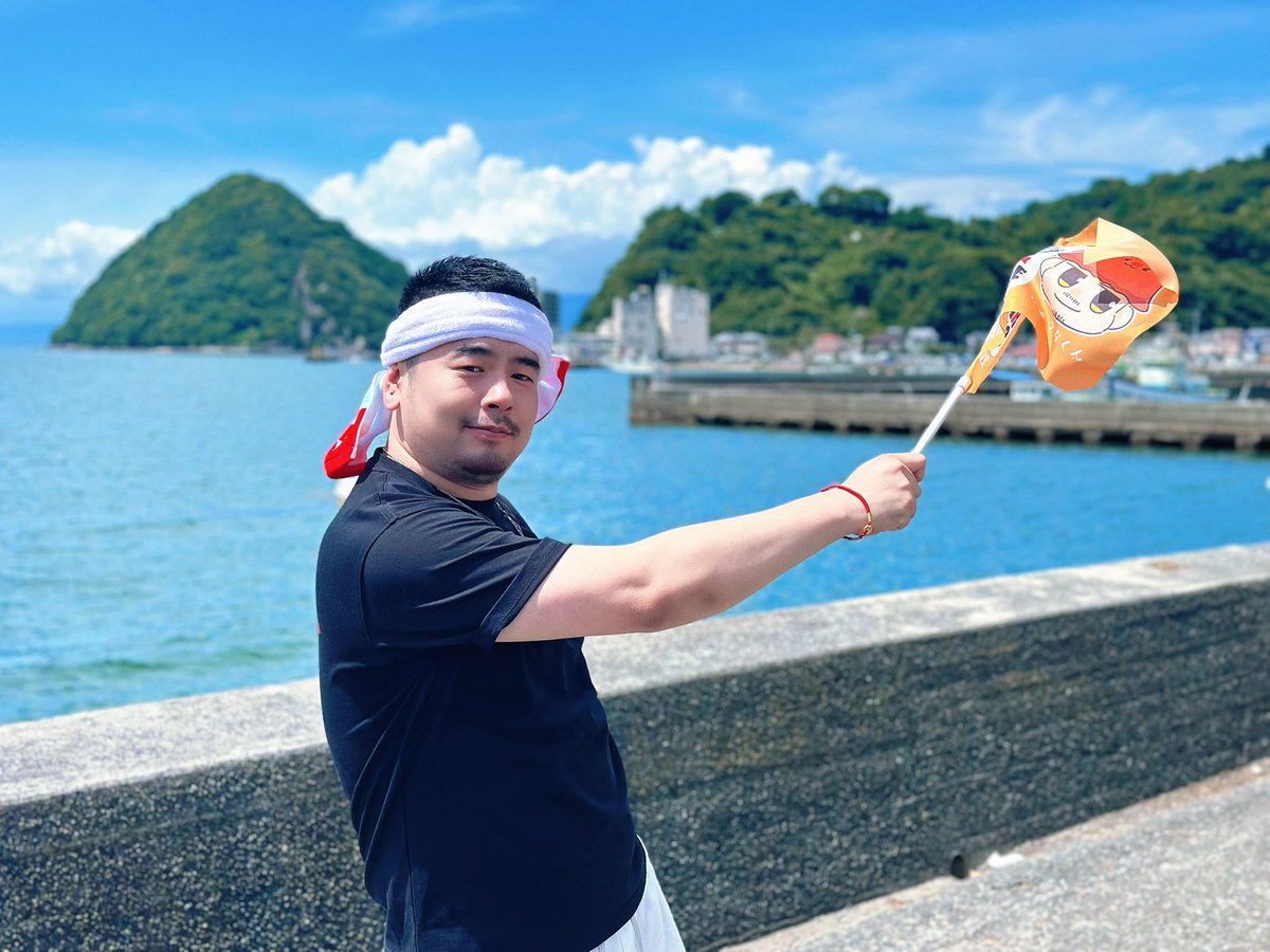 ProPandas_Mr17's tweet image. やっと海を見えました🌊