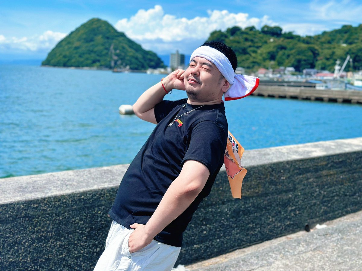 ProPandas_Mr17's tweet image. やっと海を見えました🌊