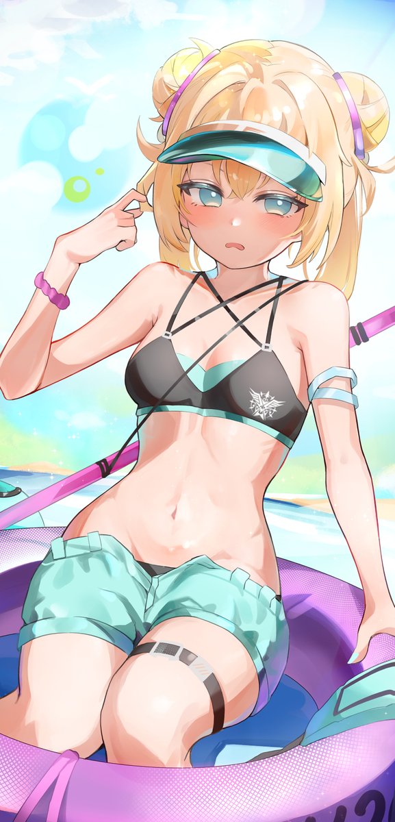 CheguCgd's tweet image. ☀️夏🍃:D🌊⊙.☉

#holonatsuParadise #いろはにも絵を