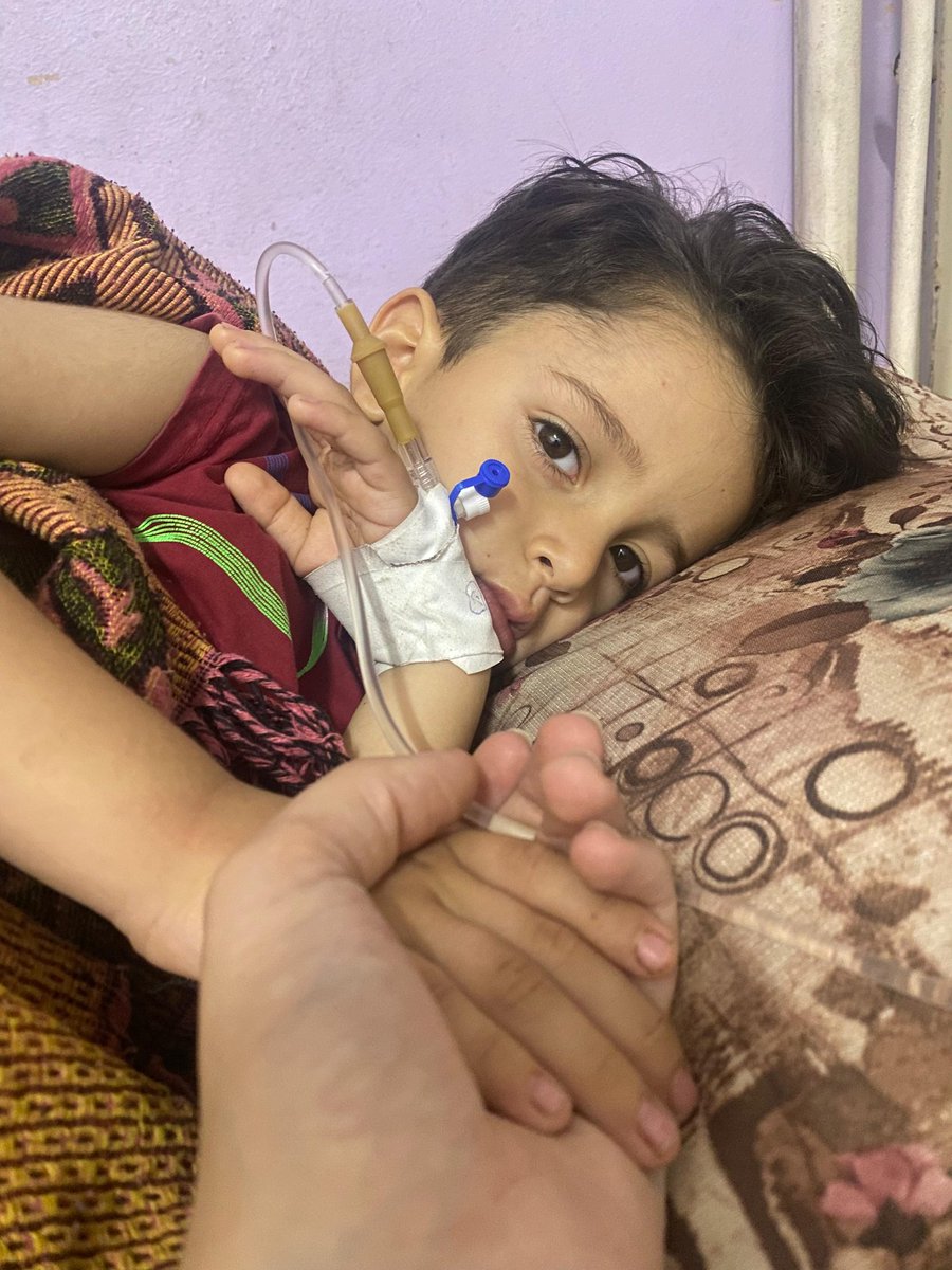 Rozana ๐๐๐ต๐ธ (@rozana_0l) on Twitter photo Look into his eyes; you will see the pain, the waiting,and the clinging to life
Every drop of medicine that reaches his vein is a hope,but it alone is not enough.
I appeal to every human conscience.
Help this angel return to playing, to laughing,to lifeโฌ๏ธ
gofund.me/4b903cc2 Look into his eyes; you will see the pain, the waiting,and the clinging to life
Every drop of medicine that reaches his vein is a hope,but it alone is not enough.
I appeal to every human conscience.
Help this angel return to playing, to laughing,to lifeโฌ๏ธ
gofund.me/4b903cc2