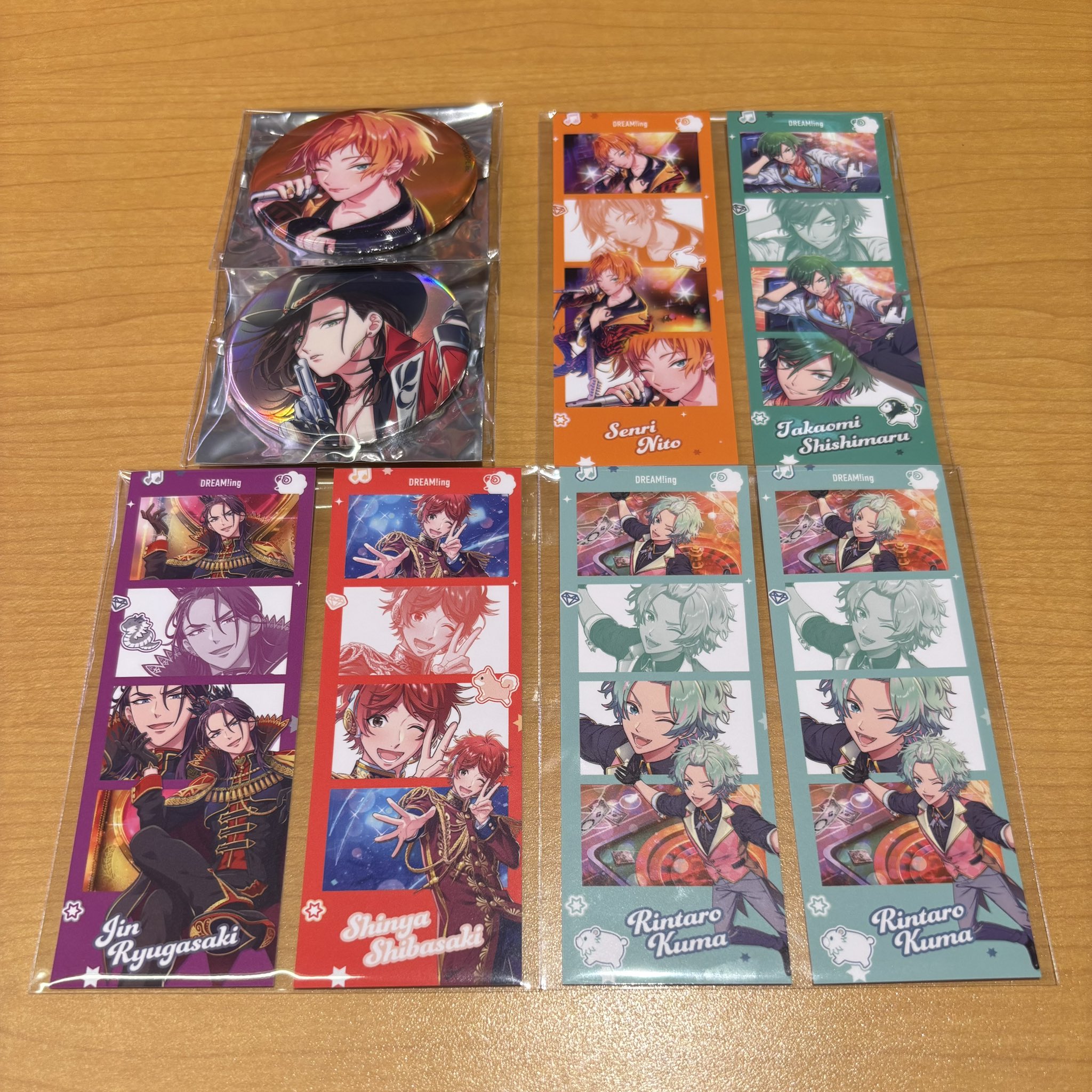 獅子丸孝臣 総選挙 缶バッジ DREAM!ing DREAM!ing カードイラスト総選挙 トレーディング缶バッジ type 3