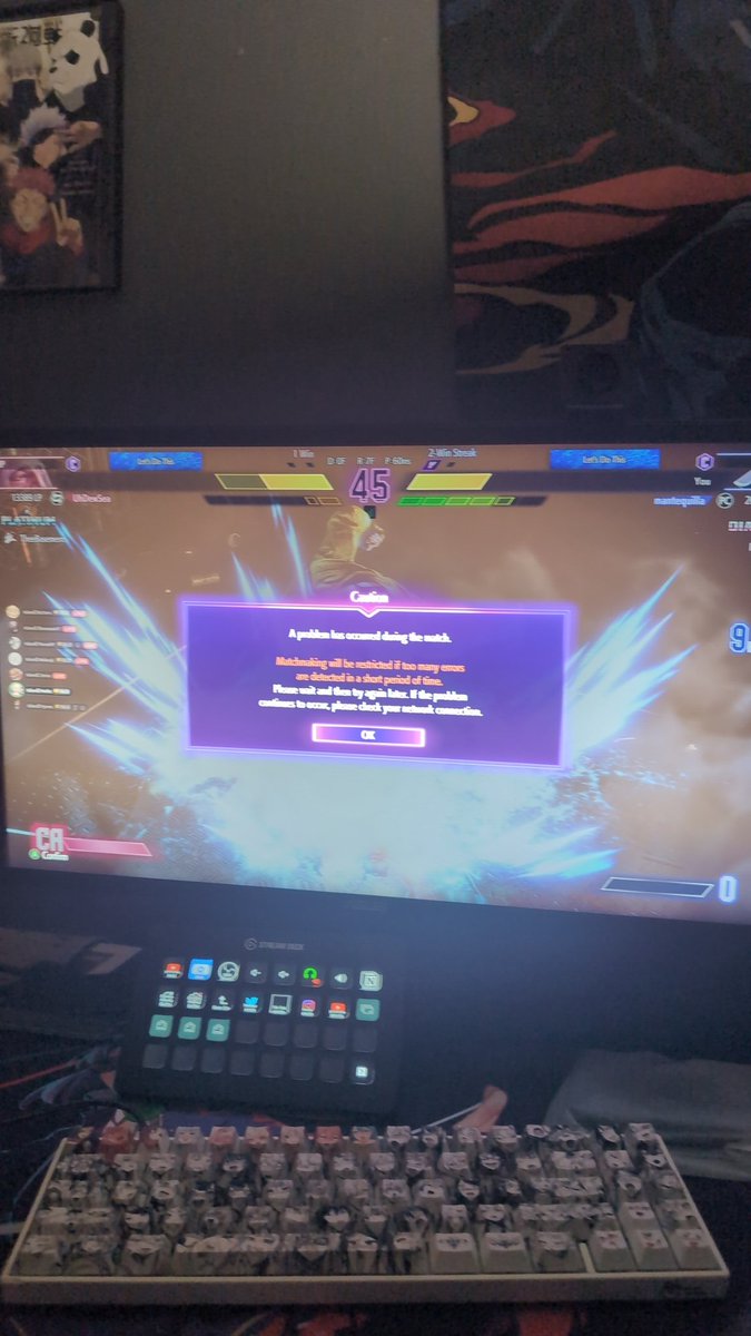ButterPunch's tweet image. yooooo anti air level 3 and they salty muahahahah 😈