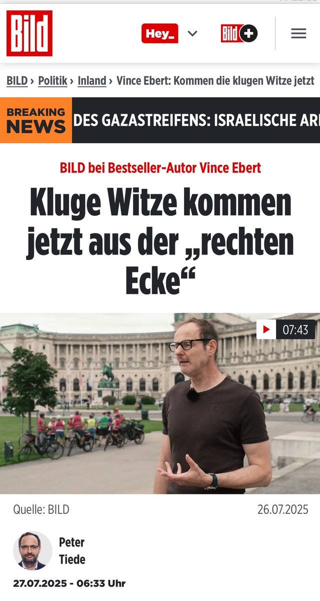 VinceEbert's tweet image. Kurz vor dem Buchstart von „Wot Se Fack, Deutschland?“ hat mich die BILD Zeitung zur aktuellen Stimmung im Land befragt ….
bild.de/politik/inland…