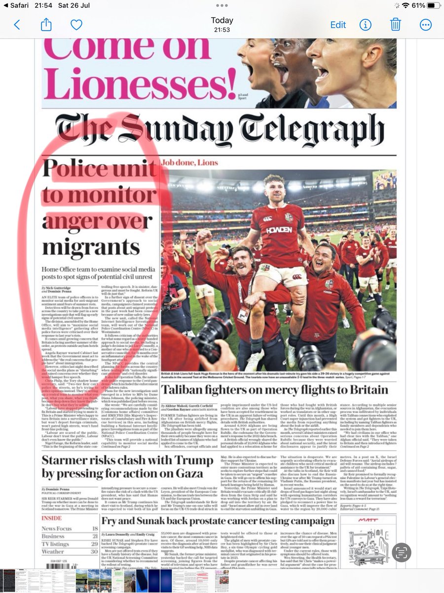 One of the most chilling developments yet in authoritarian Britain.

These proposals will usher in a grim new dawn of police-led surveillance of British citizens, rendering the UK, quite literally, a Stasi state.  It marks a sinister upgrade from the Counter Disinformation Unit