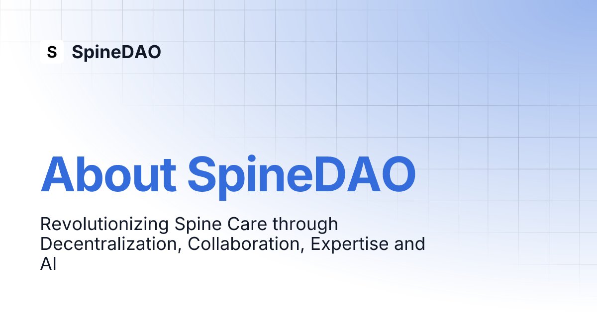 durgesh4993's tweet image. 🚀 Decentralized decisions. Collective conviction.
Meet @Spine_DAO — where governance becomes a superpower.
Built for DAOs, by DAO builders.
#SpineDAO #Web3Governance
👇 Thread:
