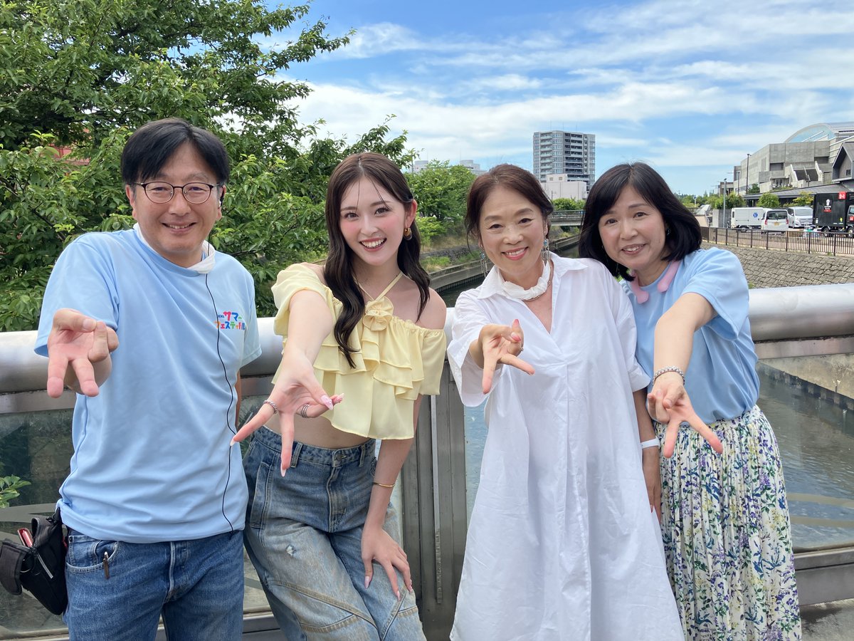knb_radio's tweet image. 【#KNBサマフェス】
⭐️KNBサマーフェスティバル2025⭐️
#ゆうちゃみ さん
ラジオご出演ありがとうございました‼️
みんなでギャルピース✨
#鍋田恭子
#平島亜由美
#佐藤栄治
#KNBラジオ
#富山