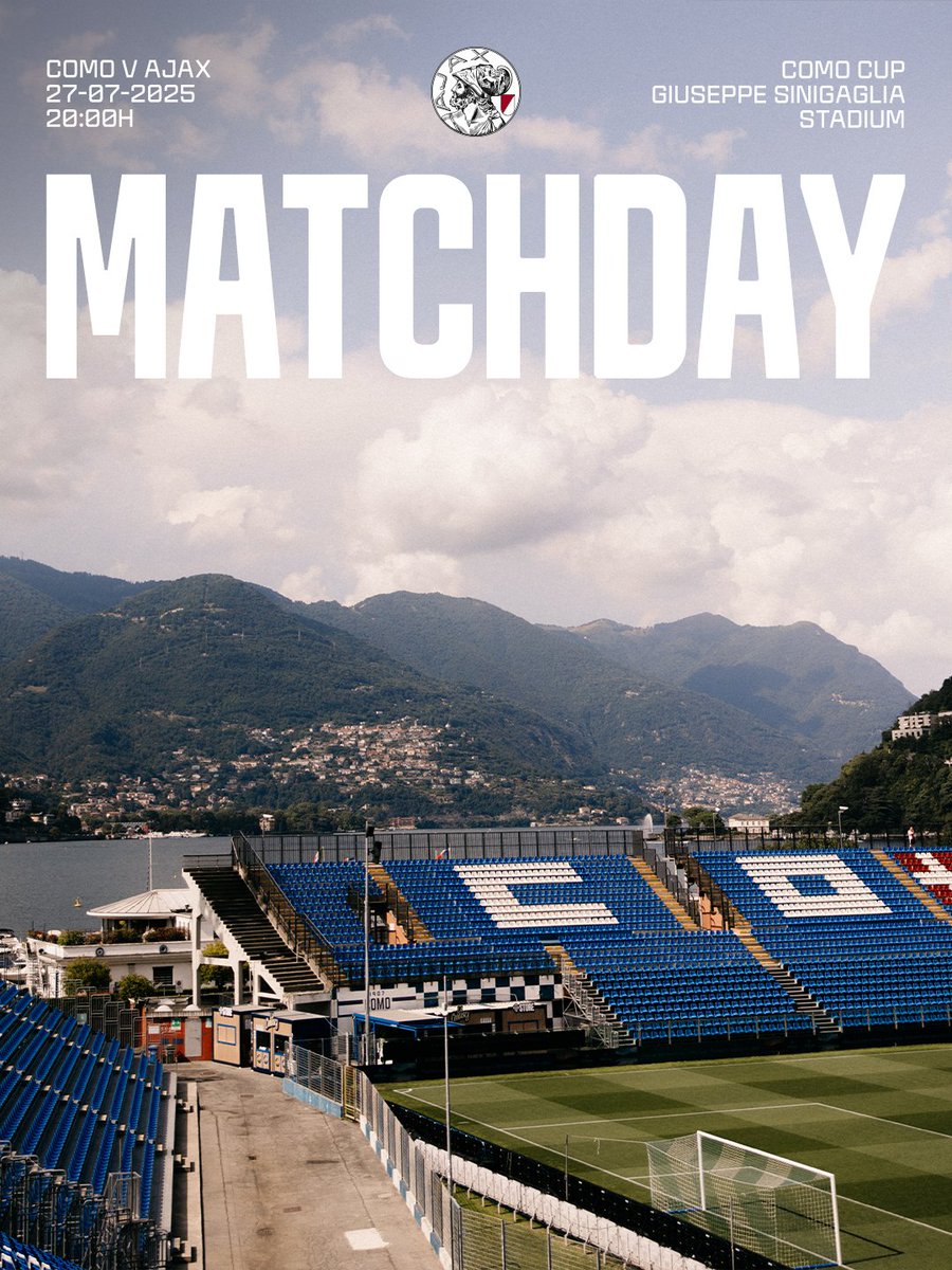 AFCAjax's tweet image. It&apos;s matchday! Let&apos;s get it on, @Como_1907! 👊
