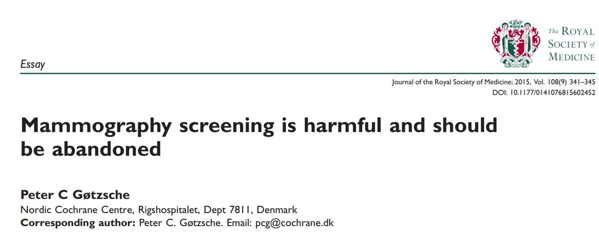 Mammography screening scandal at Univ of Toronto. It took 1.5 years before they released the report that concluded that the Canadian mammography screening trials, which found no effect, are reliable. bit.ly/3GU2MFF. @cdcgov, <a href="/WHO/">World Health Organization (WHO)</a>, <a href="/NIH/">NIH</a>