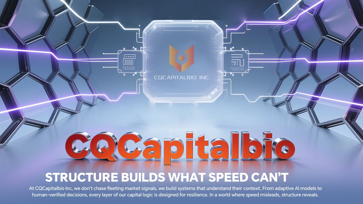CQCapital_Bio's tweet image. 📐 At CQCapitalbio Inc, we don’t race the market, we outlast it.
Speed exposes.
Structure endures.
AI insights, expert logic and adaptive rules turn volatility into strategy.
🧠 This is capital engineering, not speculation.

#CQCapitalbio #SmartAllocation #StructuredFinance